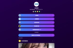 最新个人网址引导页源码 带后台 多模版