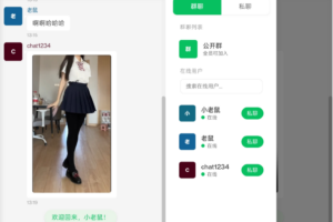 PHP实时消息聊天室源码 聊天APP源码 H5网页聊天室 PHP+WebSocket